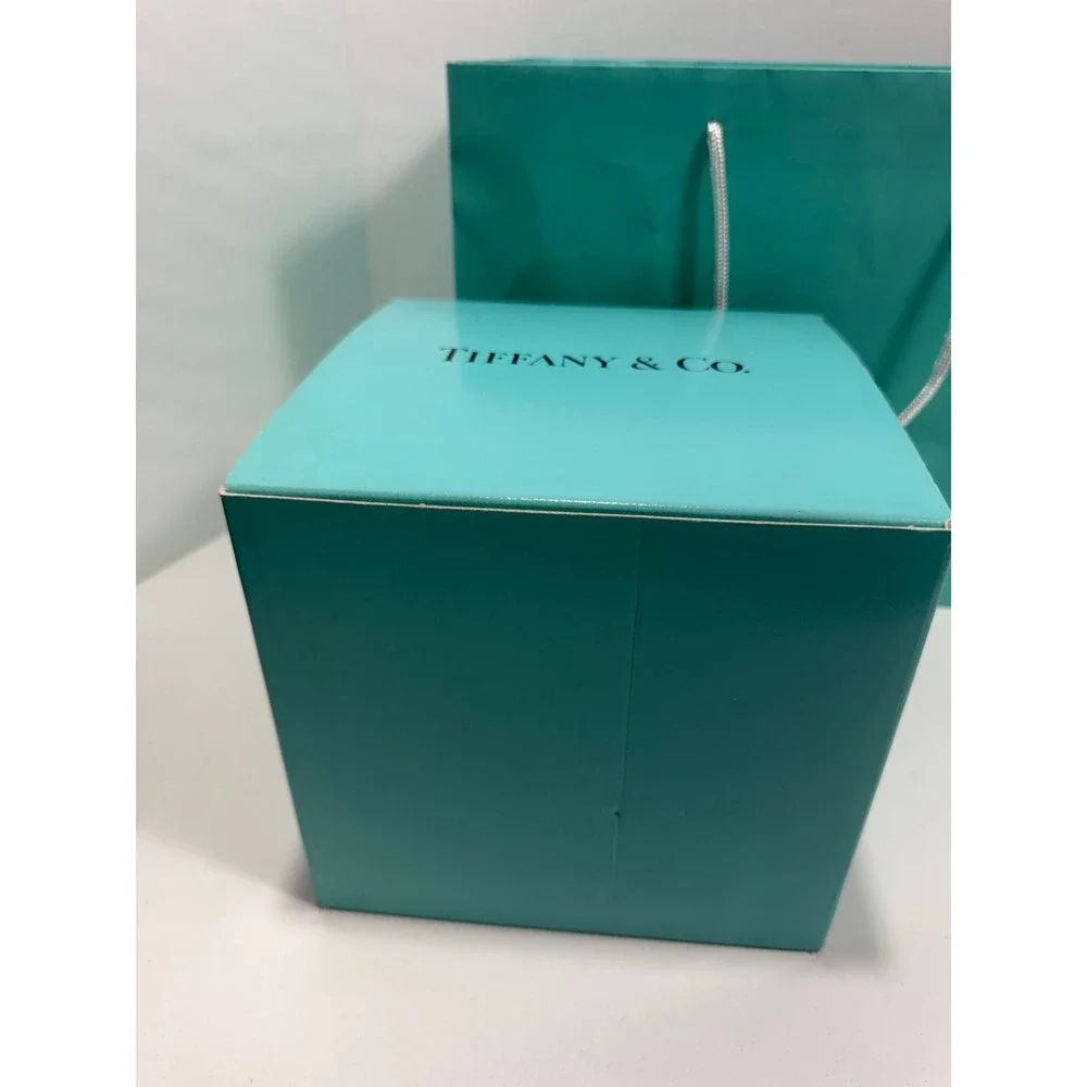 Tiffany & Co Blue Gift Box and Shopping Bag Set Large Square Cube Packaging